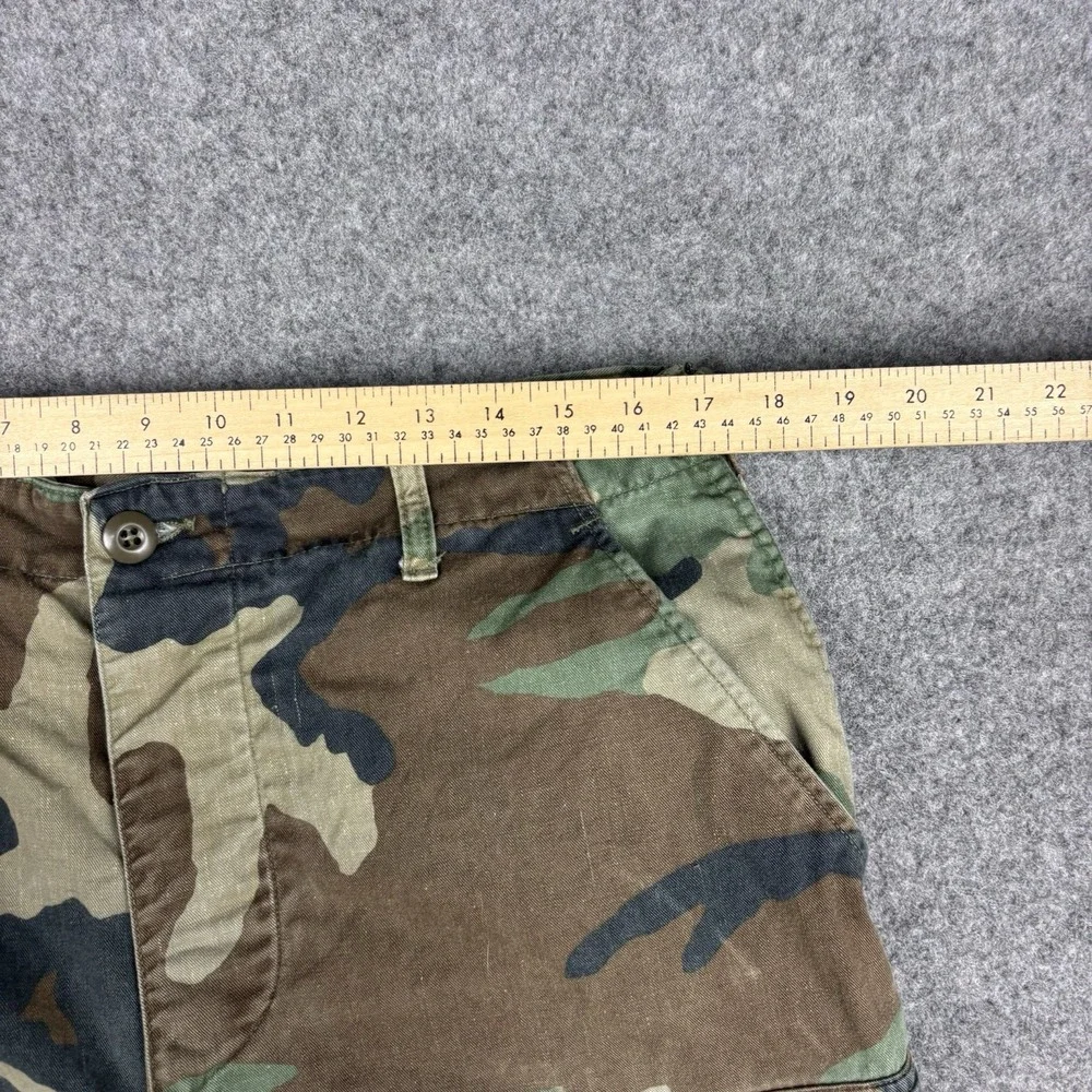 Vintage Army Combat Pants Medium Regular Woodland Cargo Utility Military ACU EUC